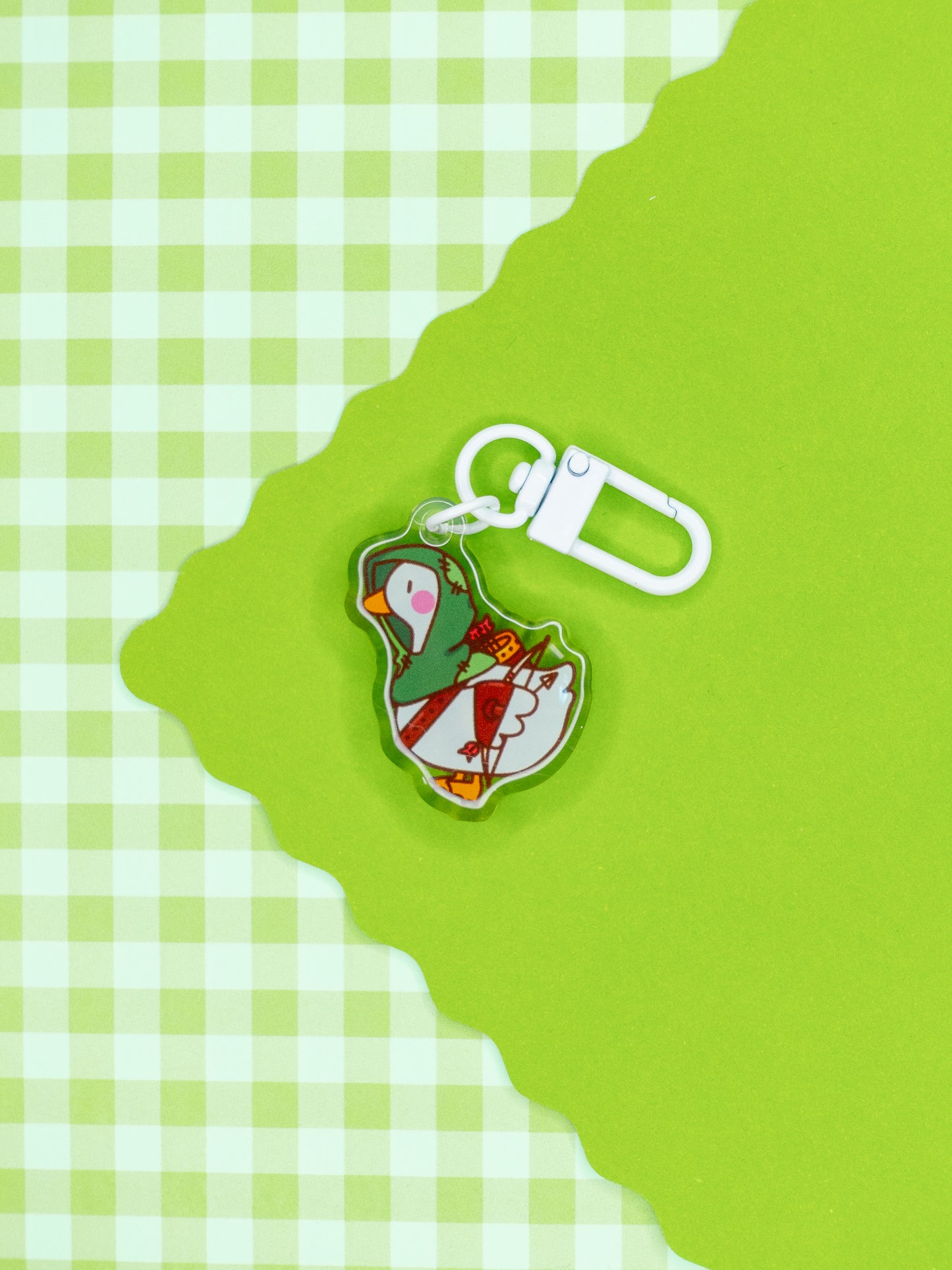 D&D Fantasy Silly Goose Acrylic Charms