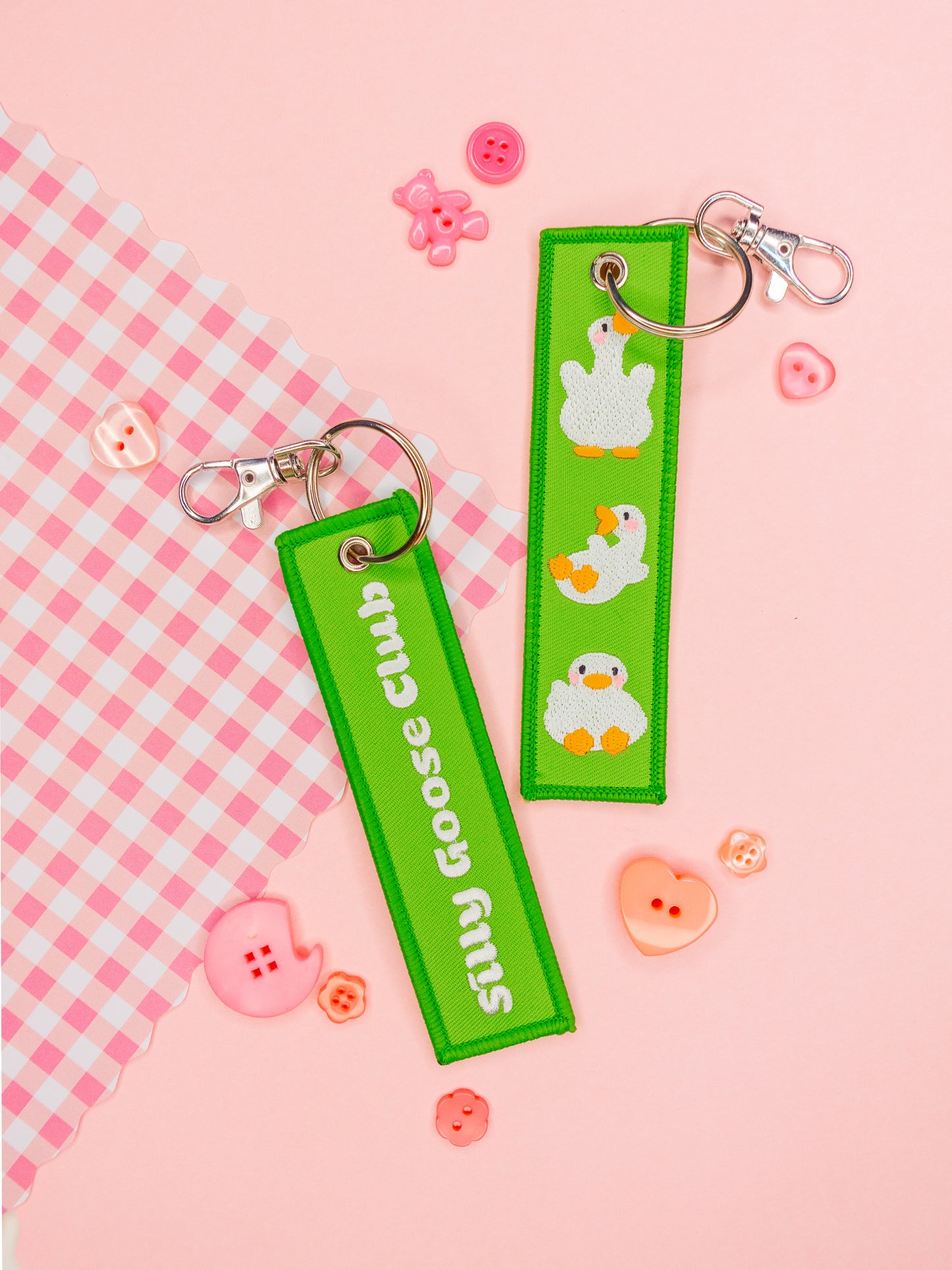 Silly Goose Club Embroidered Tag