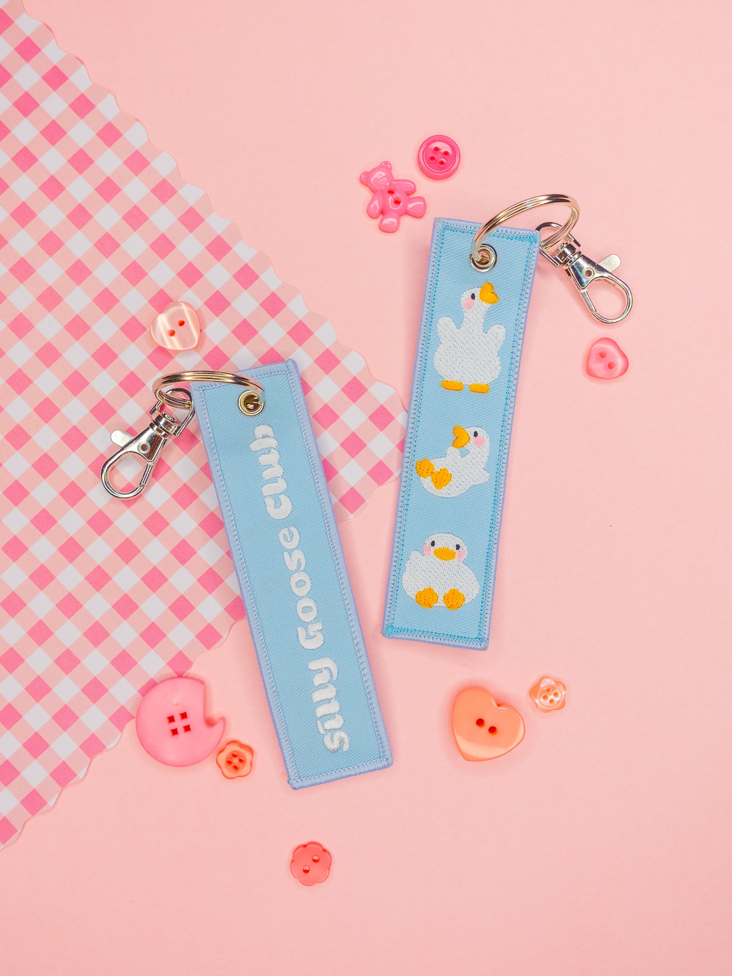 Silly Goose Club Embroidered Tag