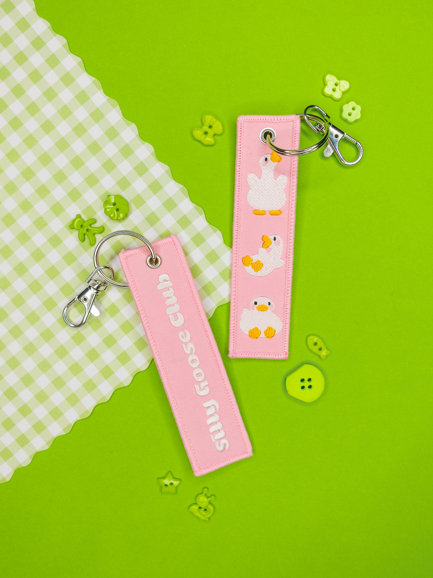 Silly Goose Club Embroidered Tag