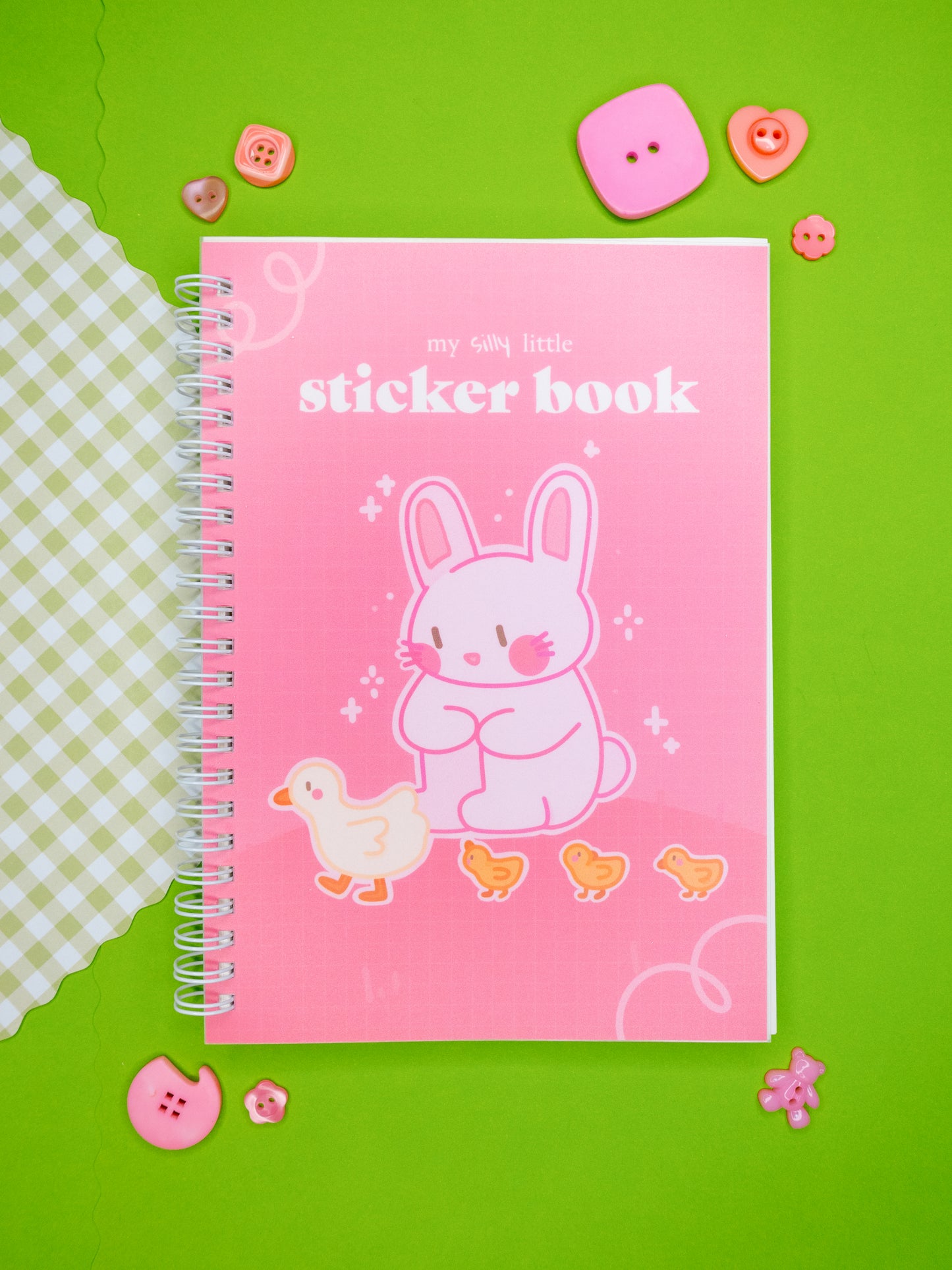 A5 Silly Little Re-Usable Sticker Book
