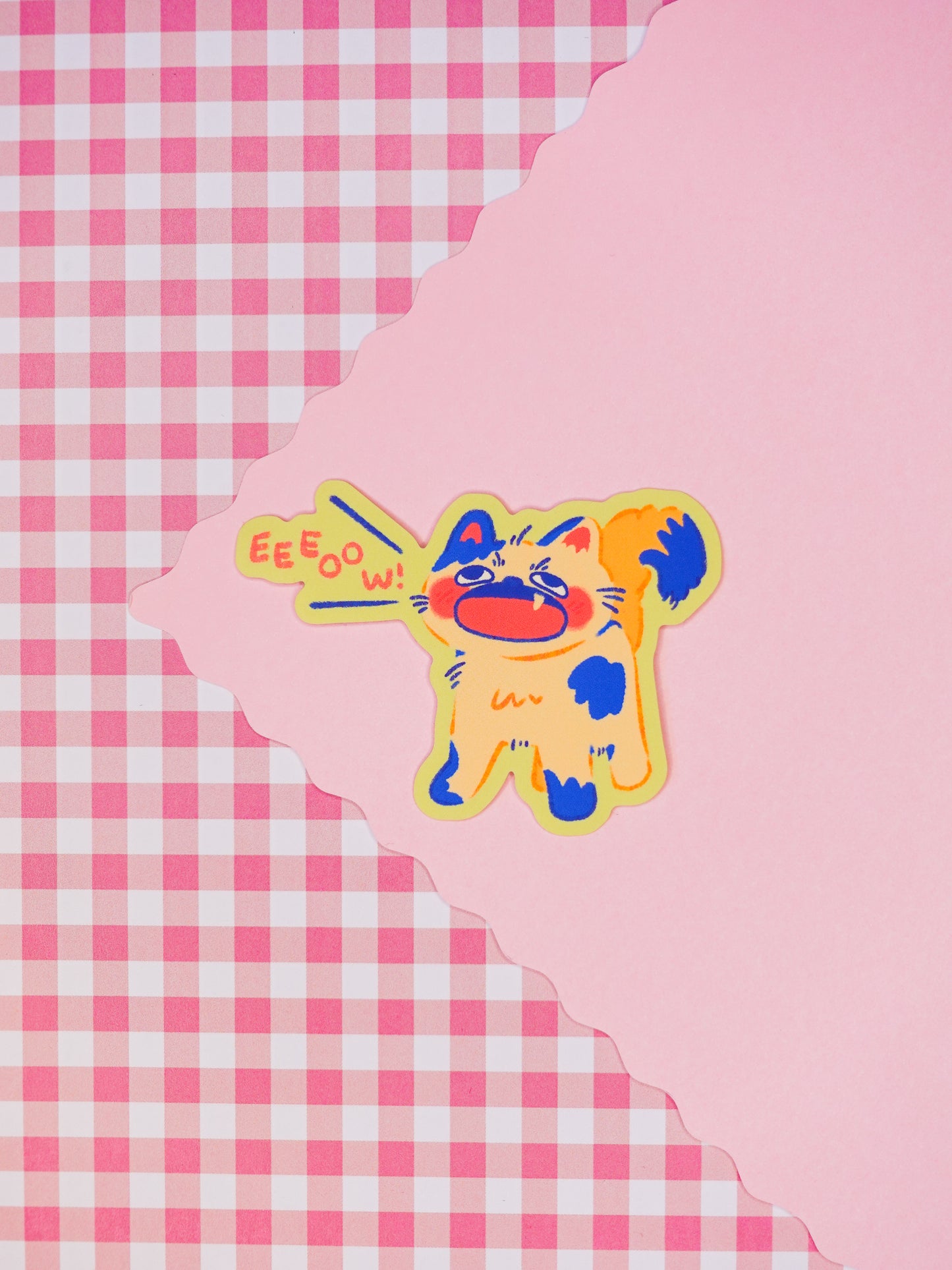 EOW Cat Matte Vinyl Sticker