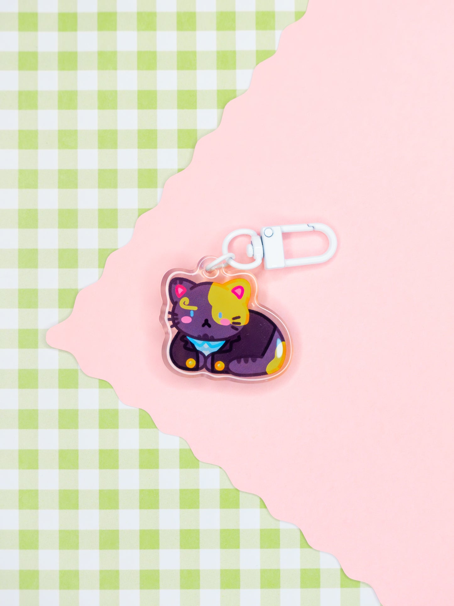 Straw Cat Crew Acrylic Charms
