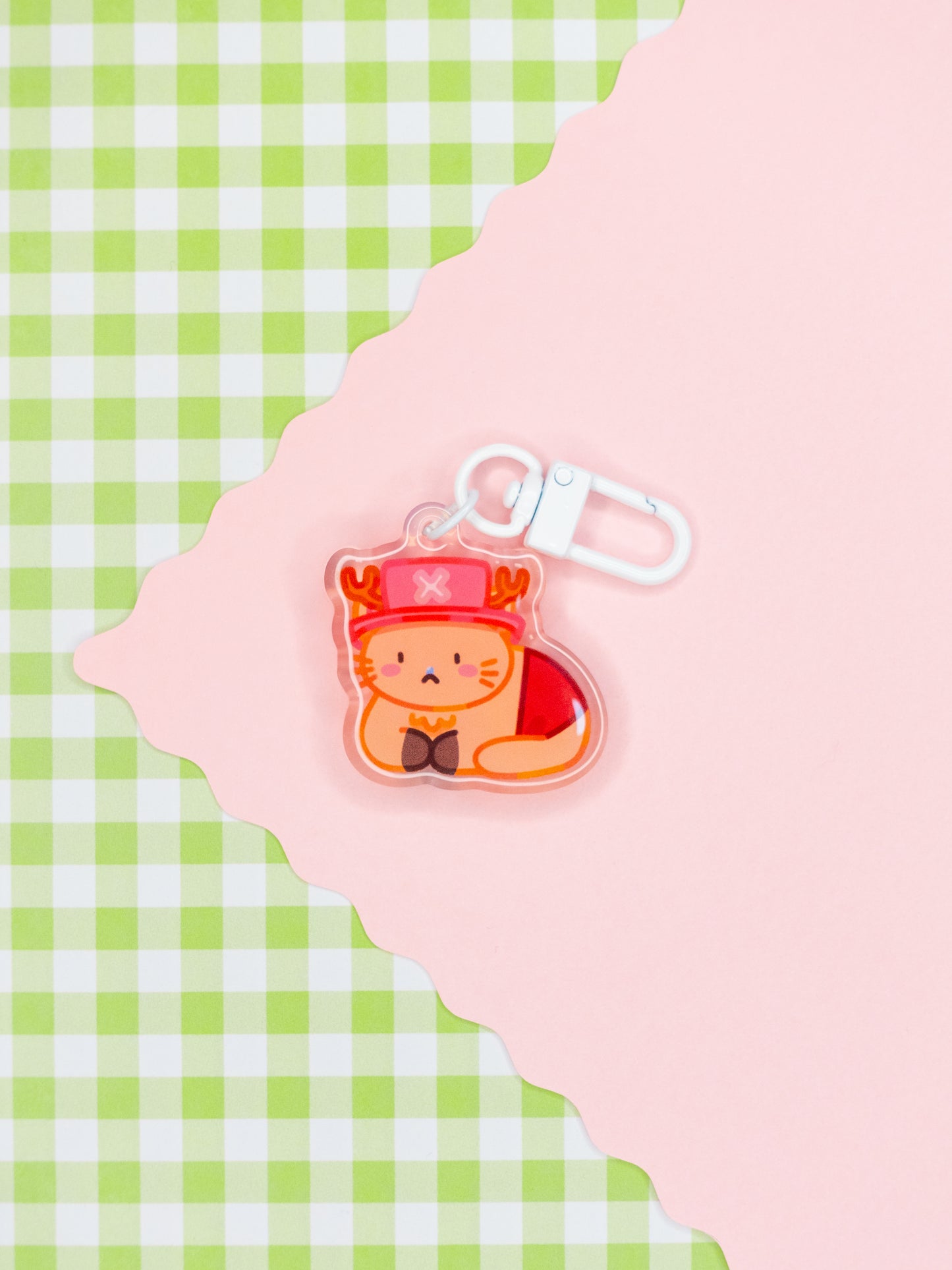 Straw Cat Crew Acrylic Charms