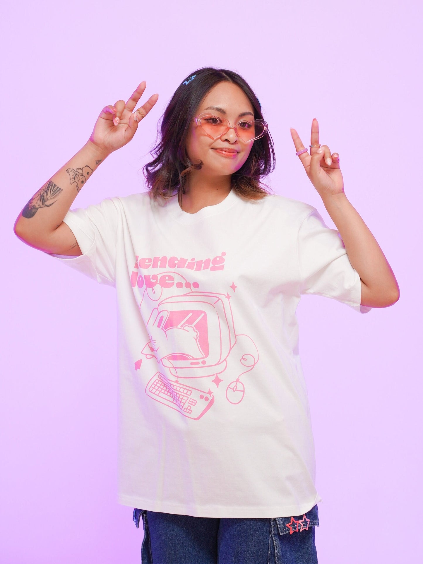 Sending Love Oversized T-Shirt