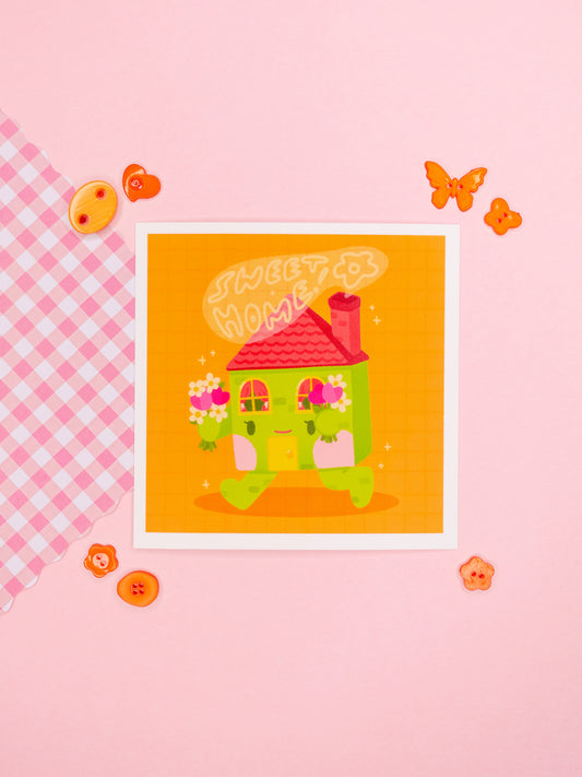Home Sweet Home Square Print