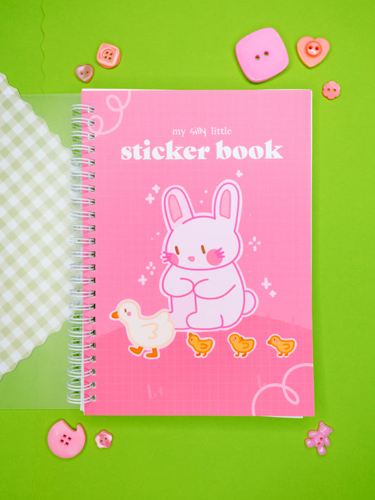 A5 Silly Little Re-Usable Sticker Book