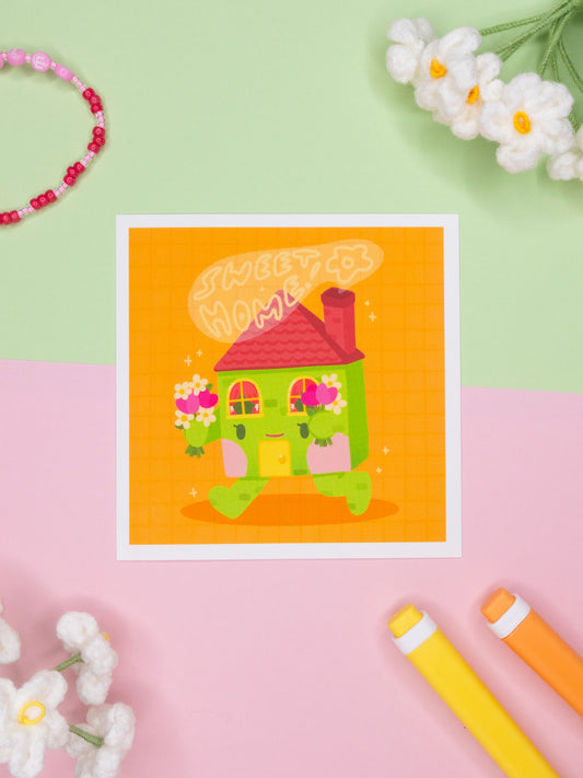 Home Sweet Home Square Print