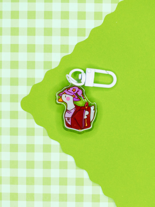 D&D Fantasy Silly Goose Acrylic Charms