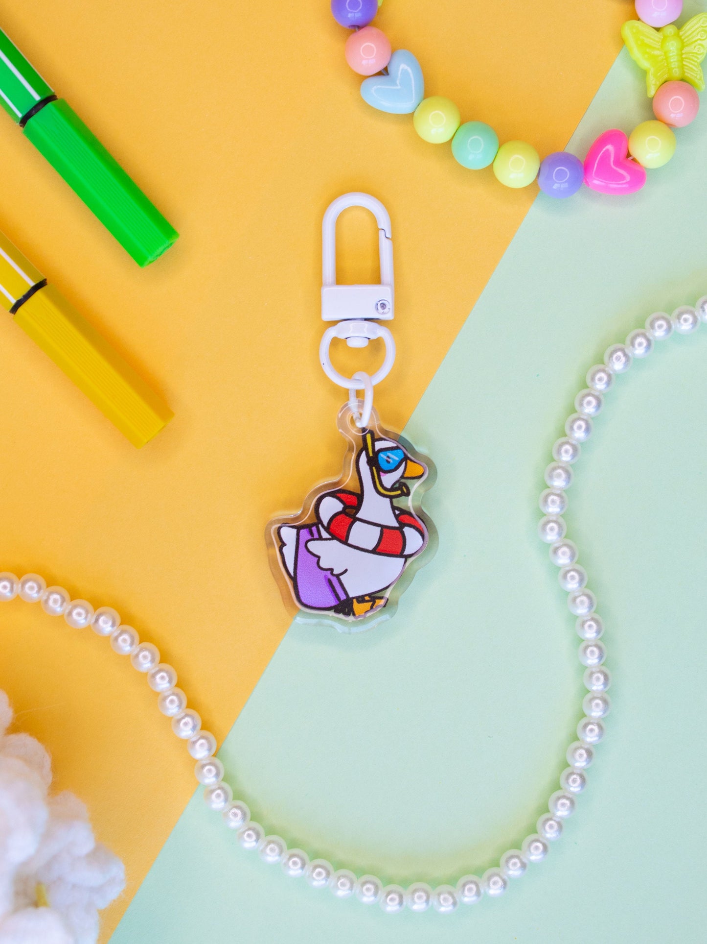 Silly Goose Club Acrylic Charms