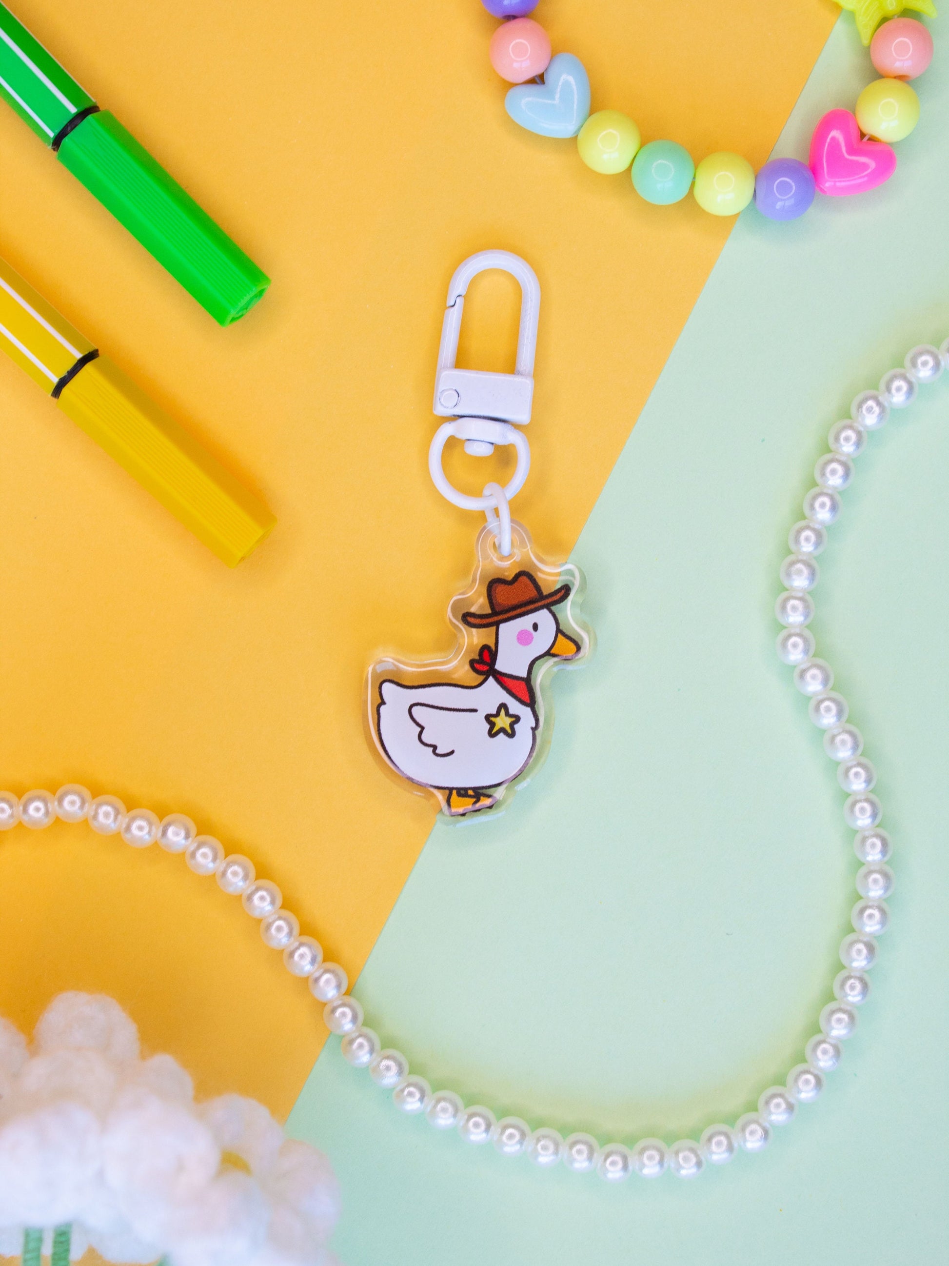 Silly Goose Club Acrylic Charms