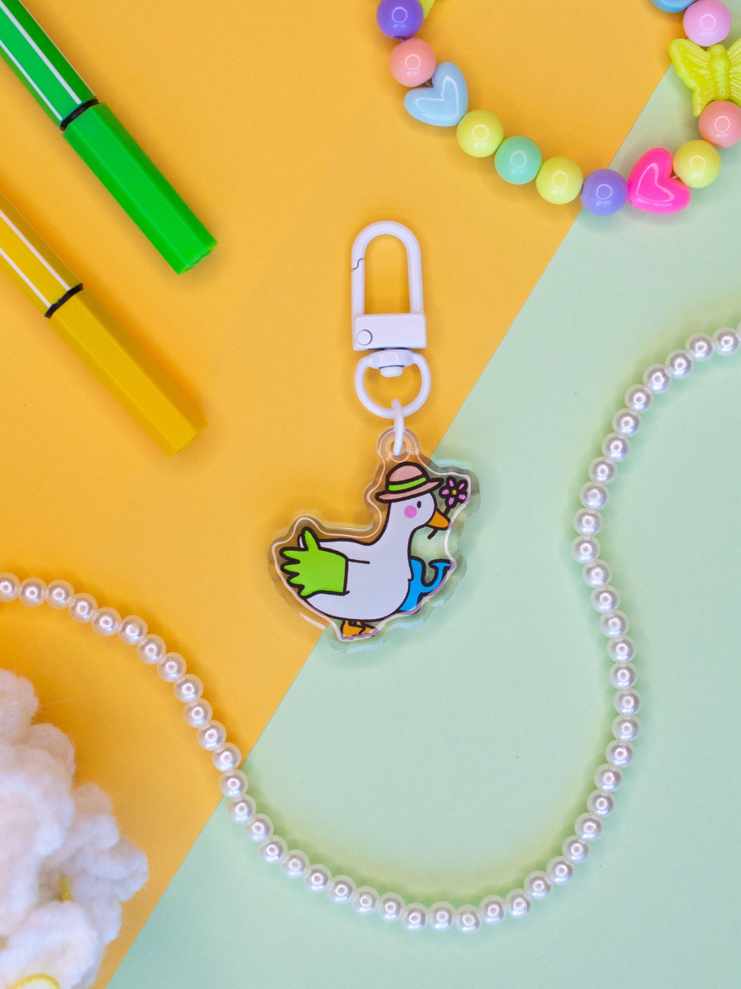 Silly Goose Club Acrylic Charms