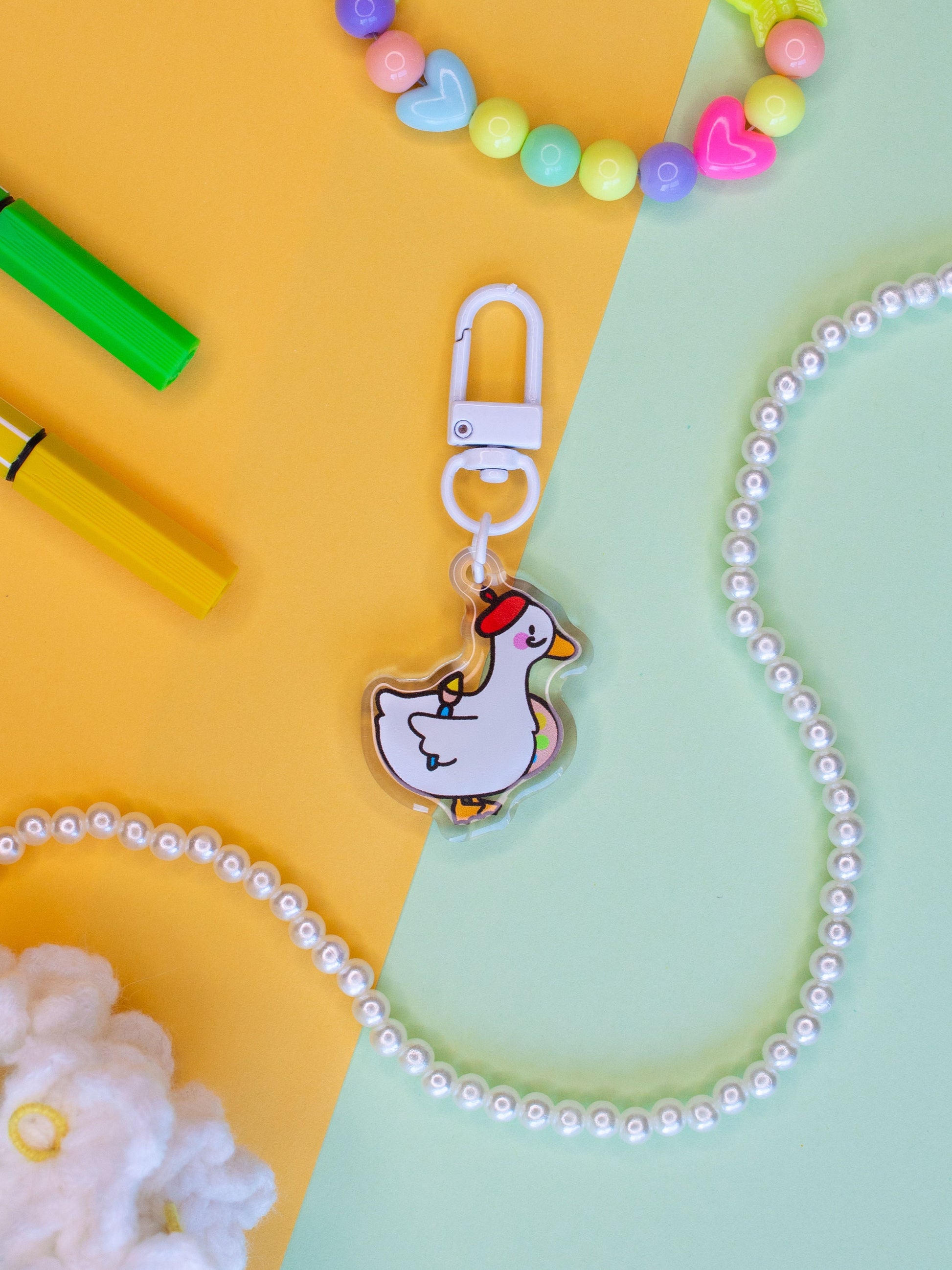 Silly Goose Club Acrylic Charms